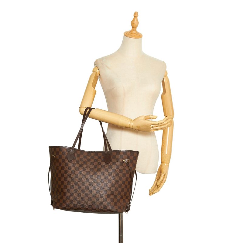 Louis Vuitton Damier Ebene Neverfull MM (SHG-chzDX1) - Image 4