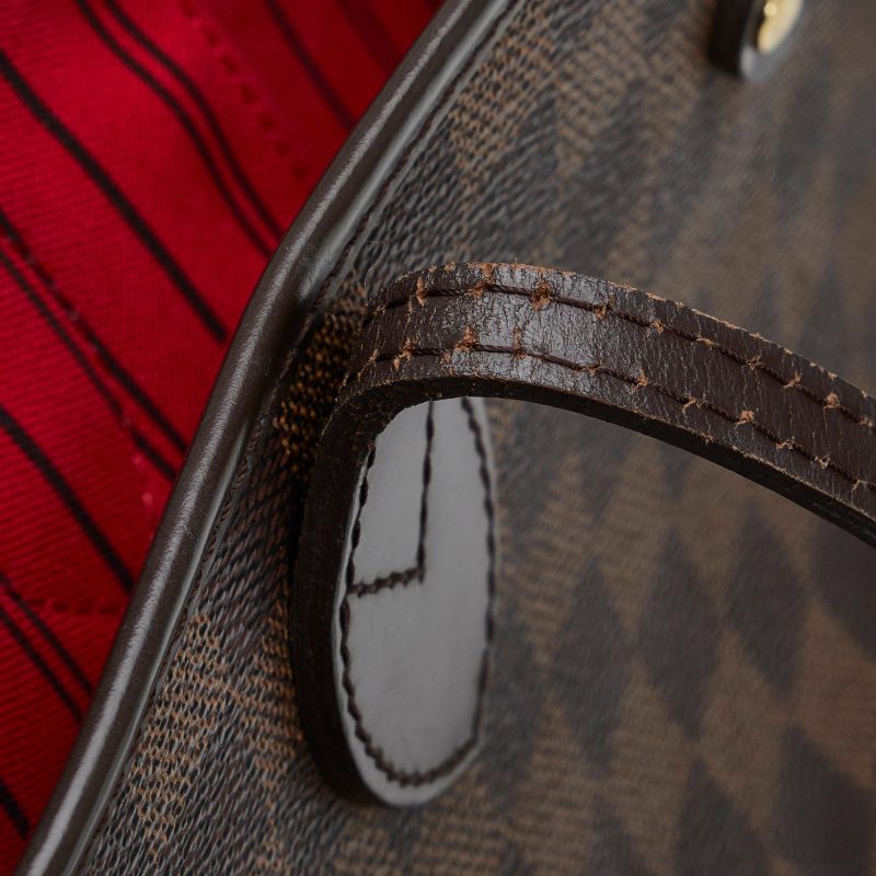 Louis Vuitton Damier Ebene Neverfull MM (SHG-XBh7tv) - Image 8