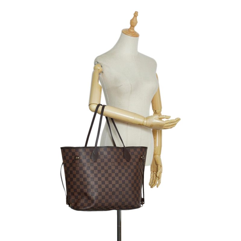 Louis Vuitton Damier Ebene Neverfull MM (SHG-XBh7tv) - Image 4