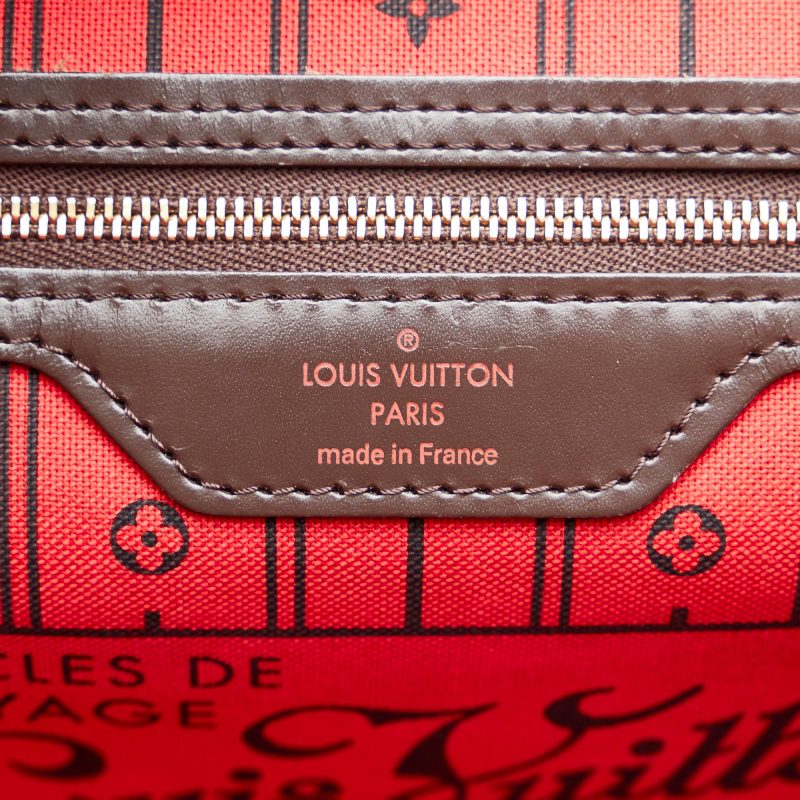 Louis Vuitton Damier Ebene Neverfull MM (SHG-O1toAD) - Image 6