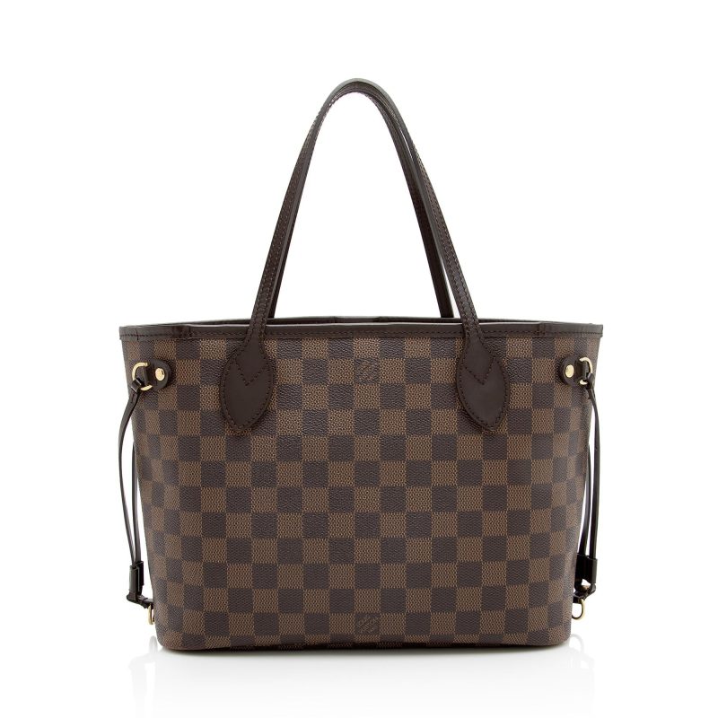 Louis Vuitton Damier Ebene Neverfull PM Tote (SHF-22958) - Image 2
