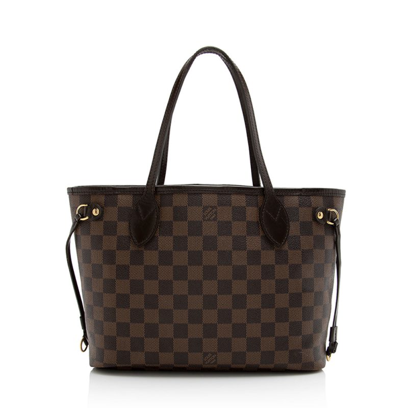 Louis Vuitton Damier Ebene Neverfull PM Tote (SHF-21979) - Image 2