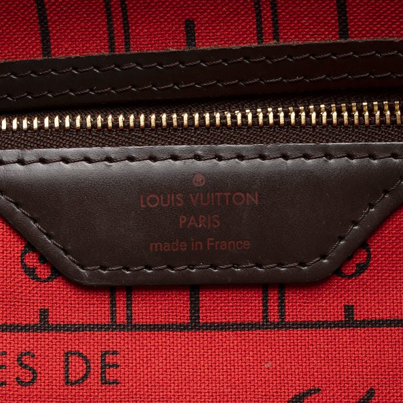 Louis Vuitton Damier Ebene Neverfull PM Tote (SHF-21979) - Image 6