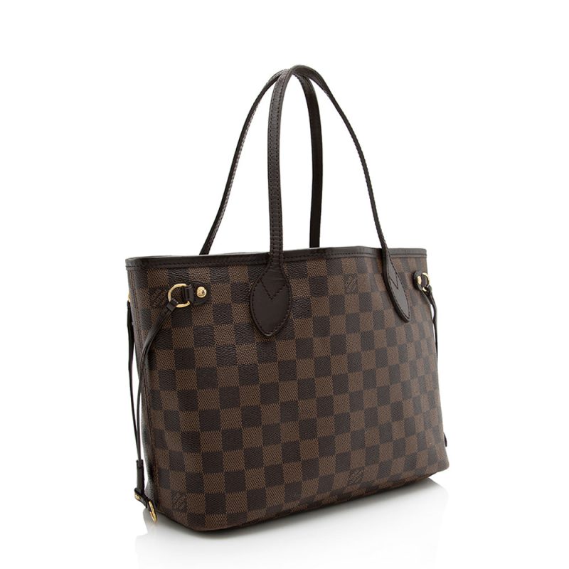 Louis Vuitton Damier Ebene Neverfull PM Tote (SHF-21979)