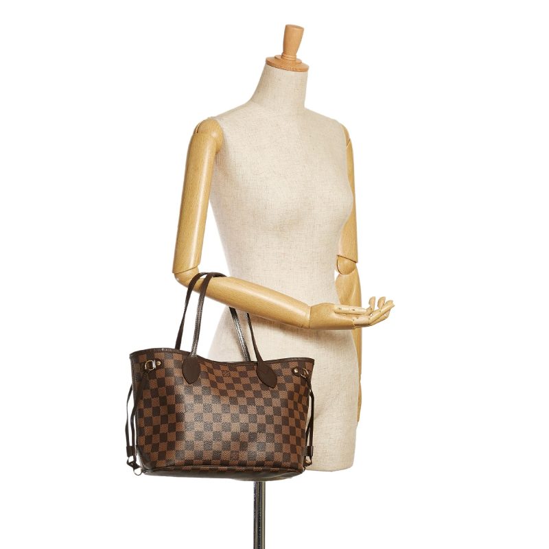 Louis Vuitton Damier Ebene Neverfull PM (SHG-36729) - Image 4
