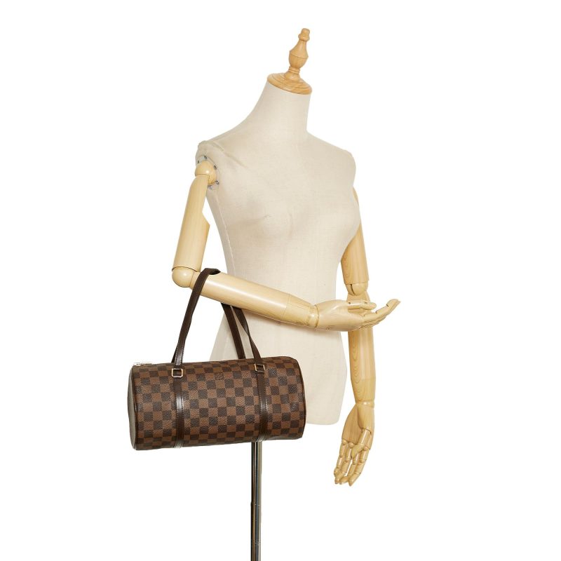 Louis Vuitton Damier Ebene Papillon 30 (SHG-ipx3nF) - Image 4