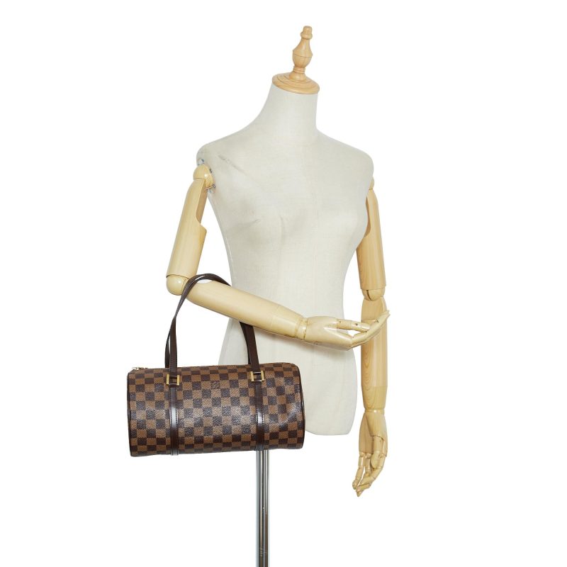 Louis Vuitton Damier Ebene Papillon 30 (SHG-wlqayN) - Image 4