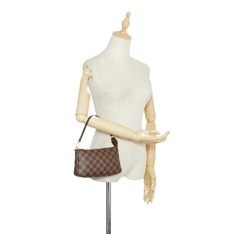 Louis Vuitton Damier Ebene Pochette Accessoires (SHG-r6mSuW) - Image 4