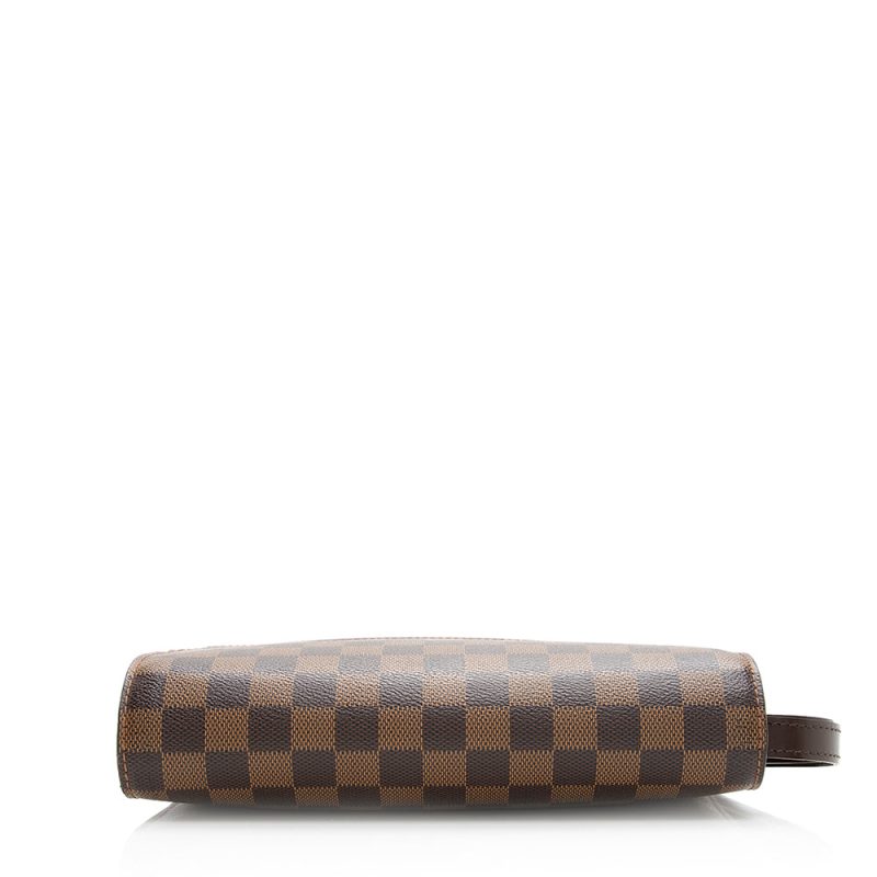 Louis Vuitton Damier Ebene Saint Louis Wristlet Clutch (SHF-20614) - Image 3