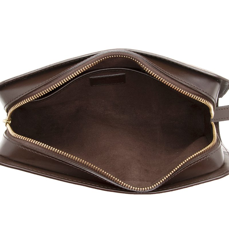 Louis Vuitton Damier Ebene Saint Louis Wristlet Clutch (SHF-20614) - Image 5