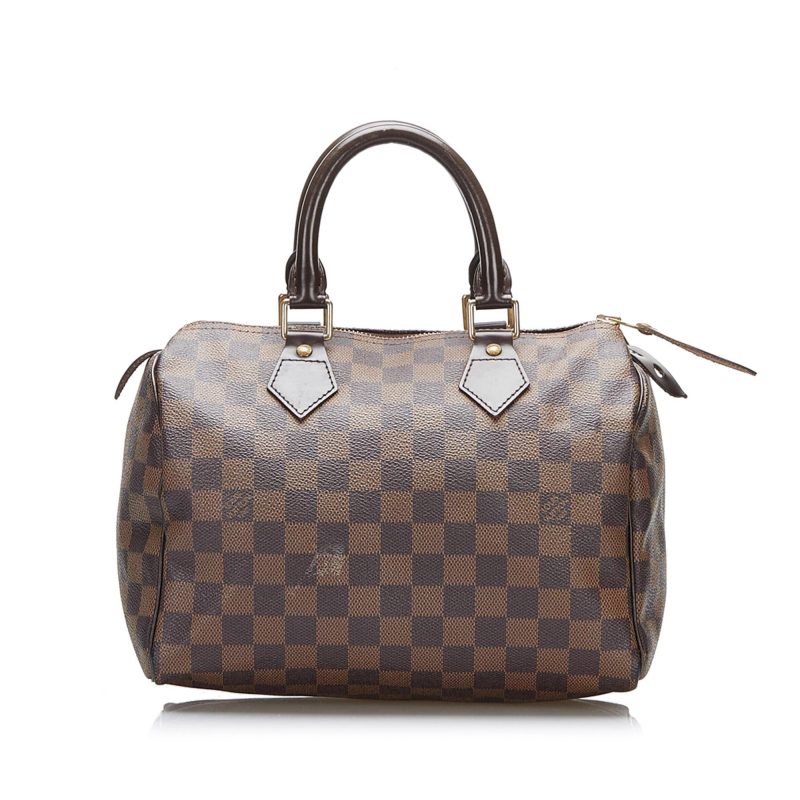 Louis Vuitton Damier Ebene Speedy 25 (SHG-wuTgrY) - Image 9