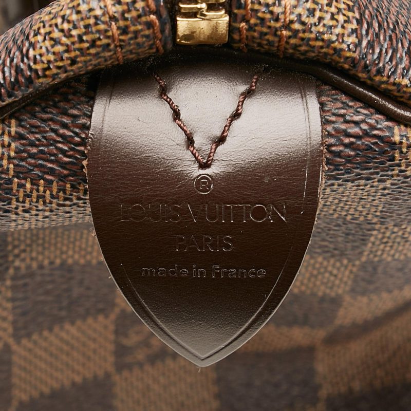 Louis Vuitton Damier Ebene Speedy 25 (SHG-wuTgrY) - Image 6