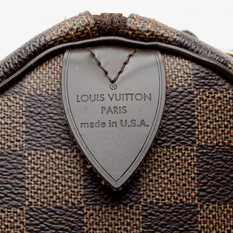 Louis Vuitton Damier Ebene Speedy 30 Satchel (SHF-20976) - Image 7