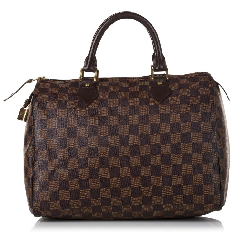 Louis Vuitton Damier Ebene Speedy 30 (SHG-35537) - Image 2