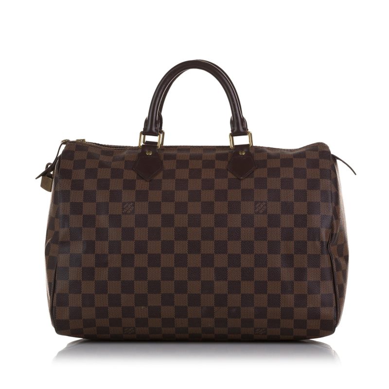 Louis Vuitton Damier Ebene Speedy 30 (SHG-37521) - Image 2
