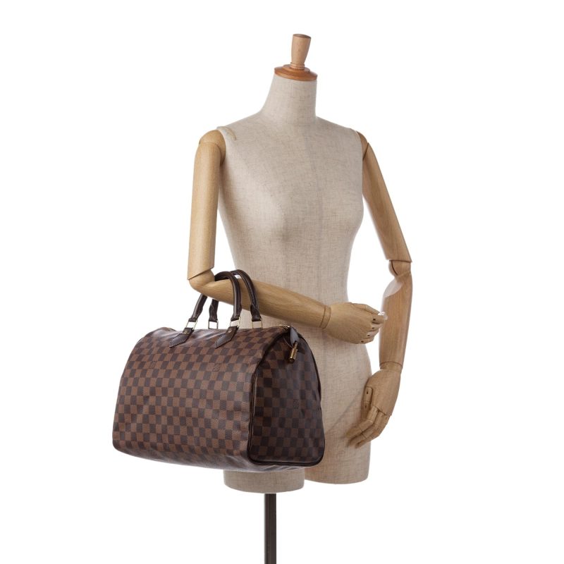 Louis Vuitton Damier Ebene Speedy 30 (SHG-37521) - Image 4
