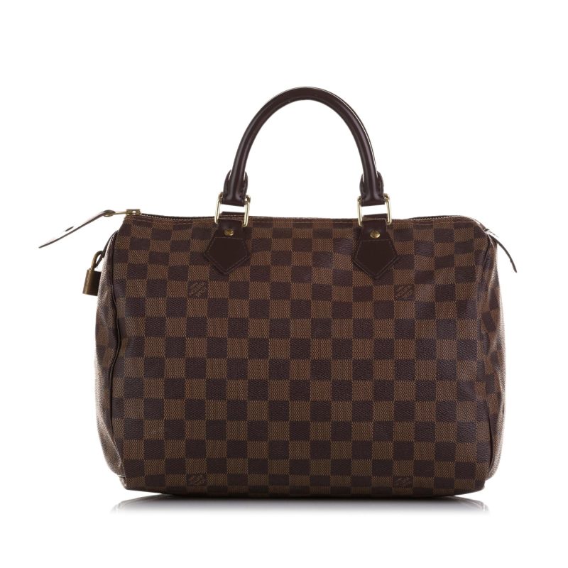 Louis Vuitton Damier Ebene Speedy 30 (SHG-uaP7fW) - Image 2