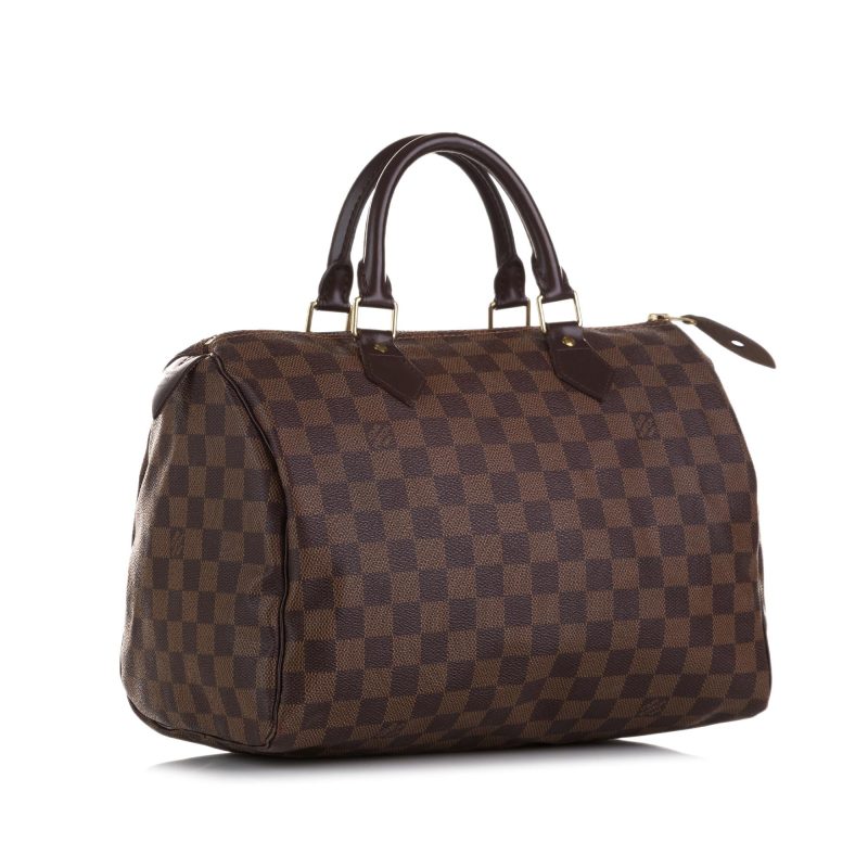 Louis Vuitton Damier Ebene Speedy 30 (SHG-uaP7fW)
