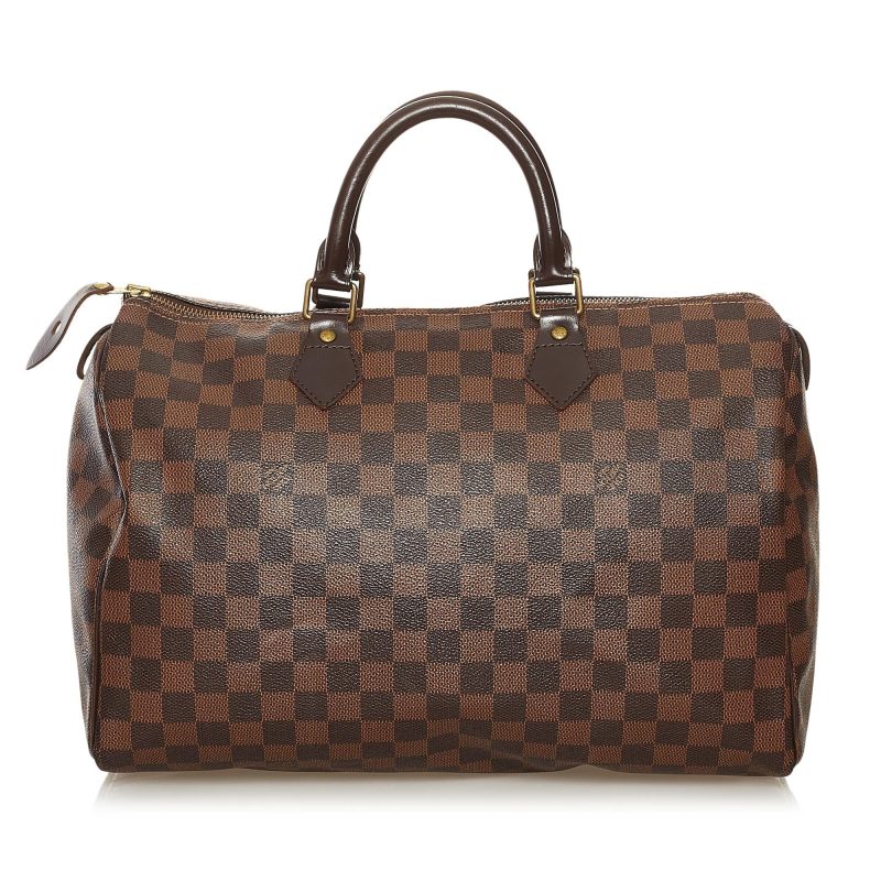 Louis Vuitton Damier Ebene Speedy 35 (SHG-35701) - Image 2