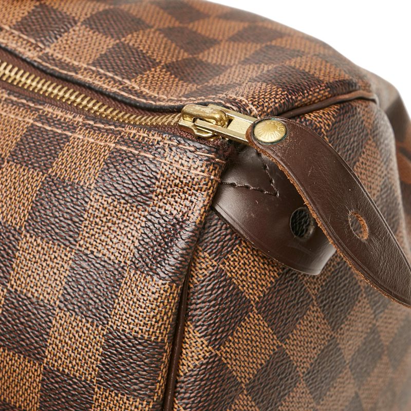 Louis Vuitton Damier Ebene Speedy 35 (SHG-35701) - Image 8