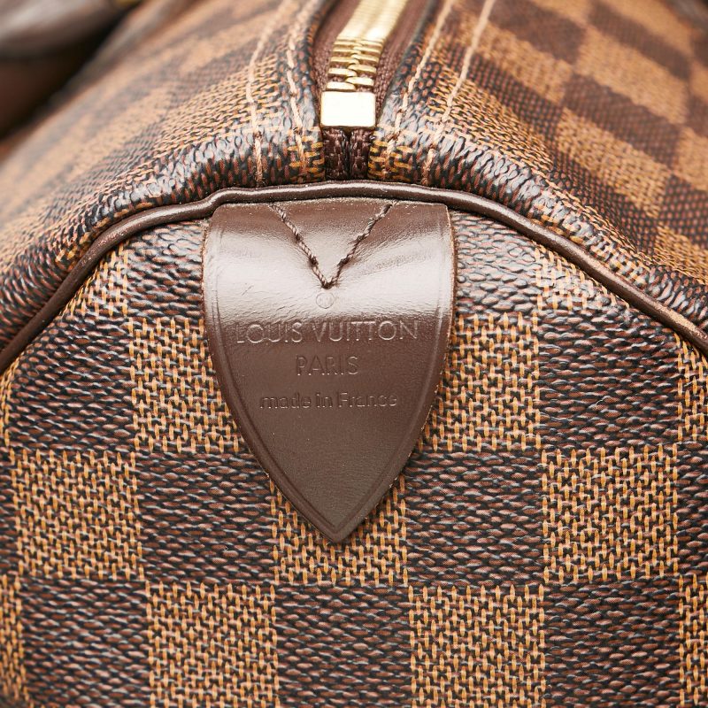 Louis Vuitton Damier Ebene Speedy 35 (SHG-35701) - Image 6