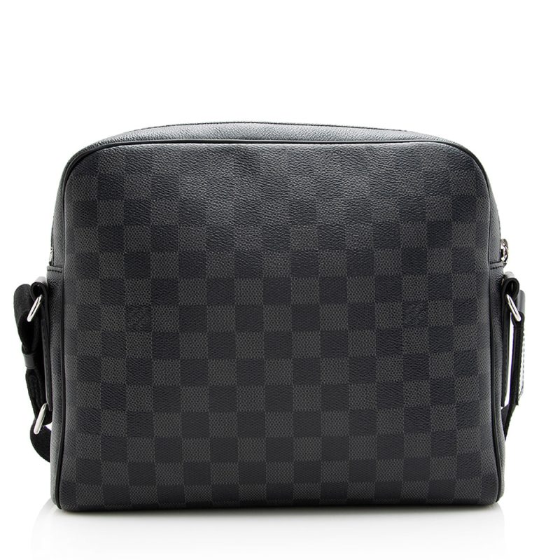 Louis Vuitton Damier Graphite Dayton Reporter MM Messenger Bag (SHF-20062) - Image 2