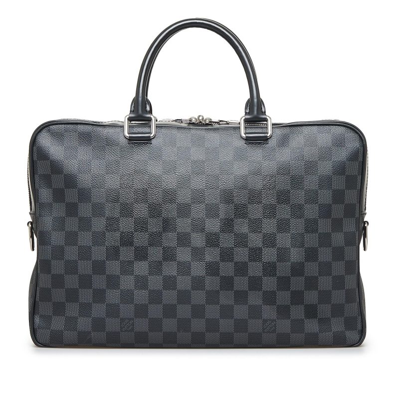 Louis Vuitton Damier Graphite Porte Documents Business PM (SHG-ptozKf) - Image 2