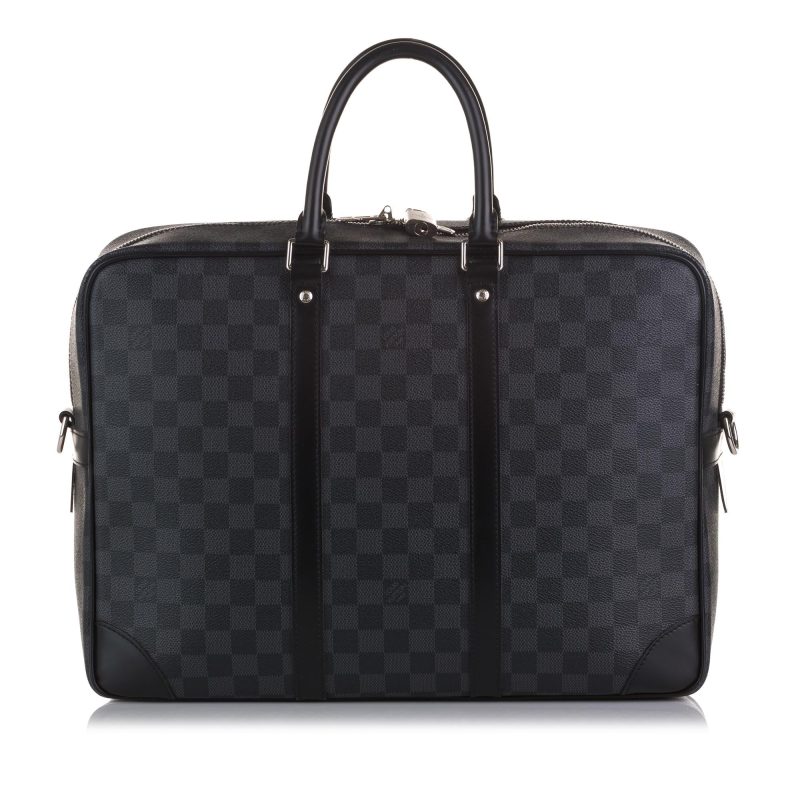 Louis Vuitton Damier Graphite Porte Documents Voyage PM (SHG-37034) - Image 10