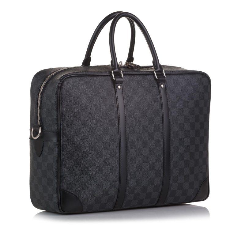Louis Vuitton Damier Graphite Porte Documents Voyage PM (SHG-37034)