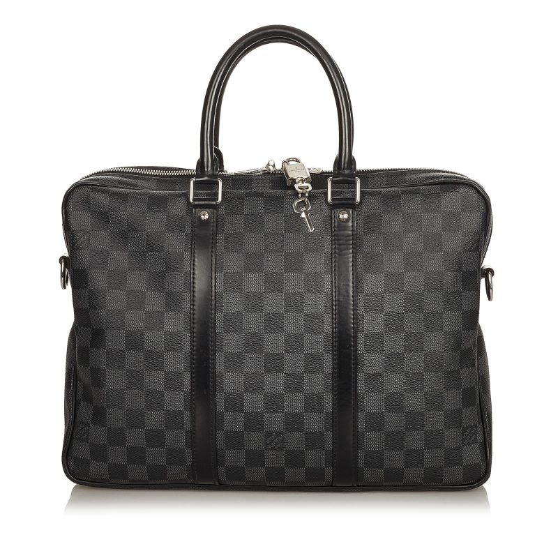 Louis Vuitton Damier Graphite Porte-Documents Voyage (SHG-25186) - Image 8