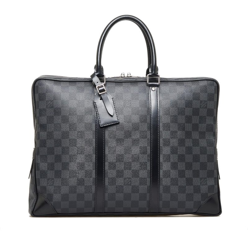 Louis Vuitton Damier Graphite Porte-Documents Voyage (SHG-6dSdmP) - Image 8