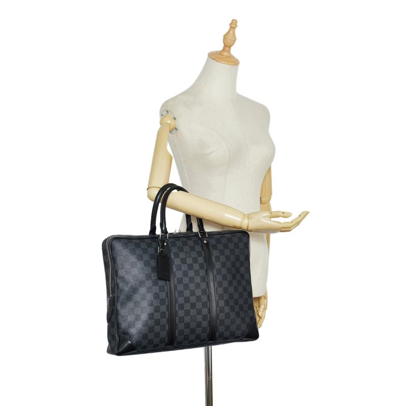 Louis Vuitton Damier Graphite Porte-Documents Voyage (SHG-6dSdmP) - Image 4