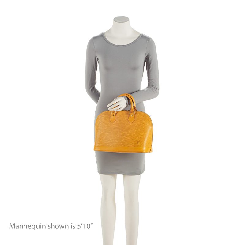 Louis Vuitton Vintage Epi Leather Alma PM Satchel - Image 4