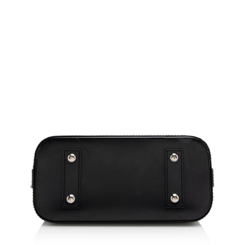 Louis Vuitton Epi Leather Denim Alma BB Satchel (SHF-22105) - Image 3