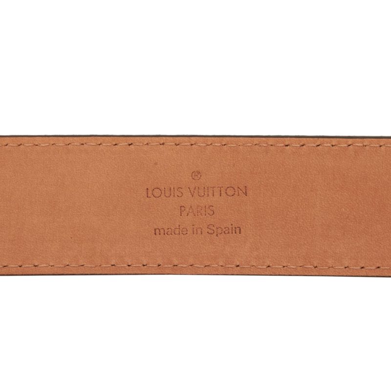 Louis Vuitton Epi Leather Initiales Belt - 35 / 90 (SHG-34108) - Image 3