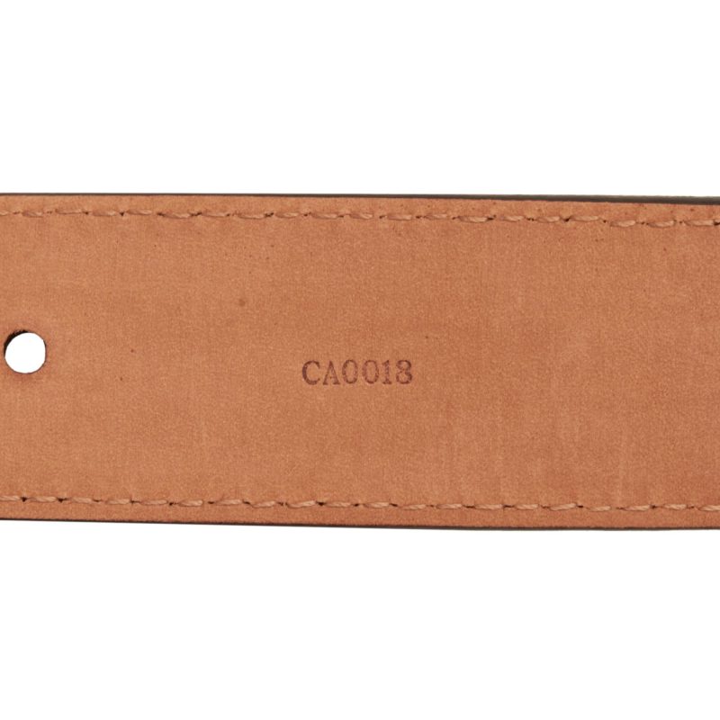 Louis Vuitton Epi Leather Initiales Belt - 35 / 90 (SHG-34108) - Image 4