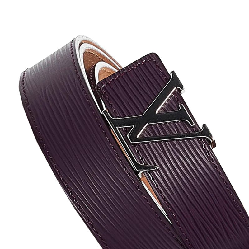 Louis Vuitton Epi Leather Initiales Belt - 35 / 90 (SHG-34108) - Image 7