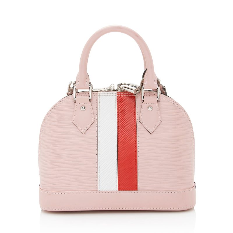 Louis Vuitton Epi Leather Stripes Alma BB Satchel (SHF-22258) - Image 2