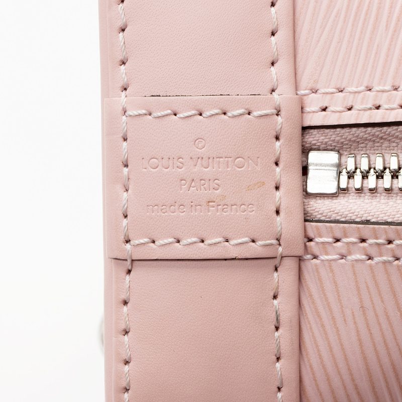 Louis Vuitton Epi Leather Stripes Alma BB Satchel (SHF-22258) - Image 7