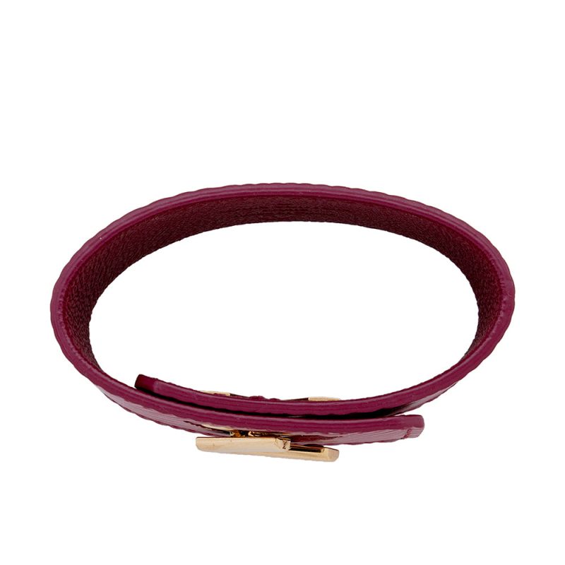 Louis Vuitton Epi Leather Twist It Bracelet (SHF-15332)