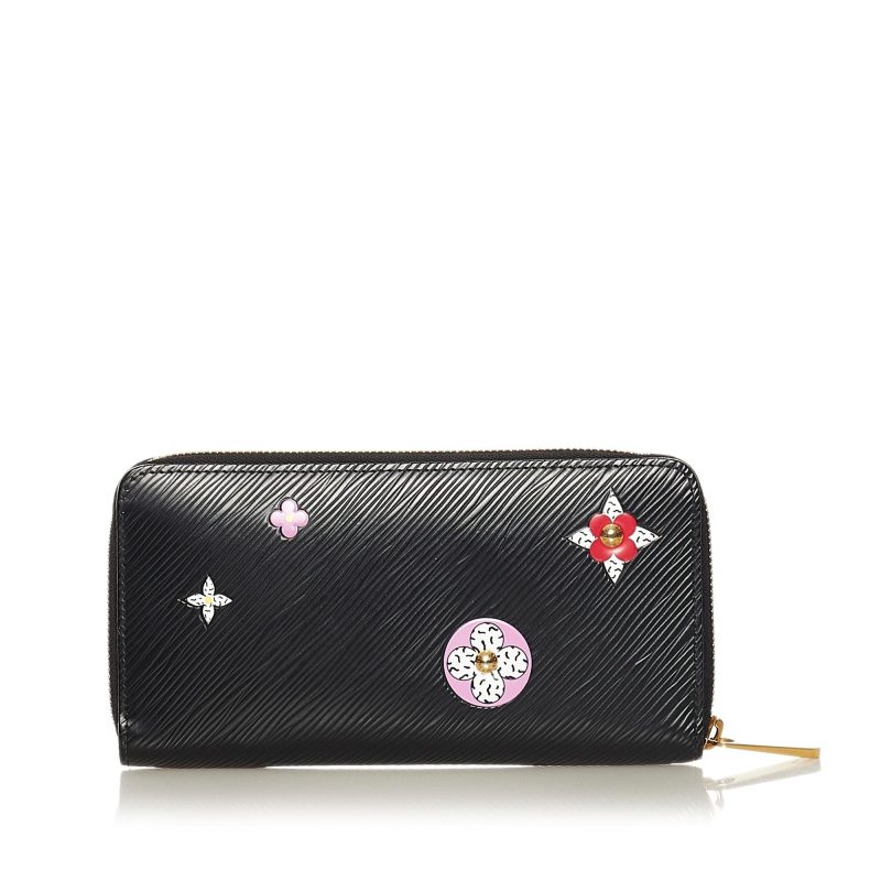 Louis Vuitton Epi Monogram Flower Zippy Wallet (SHG-35333) - Image 2