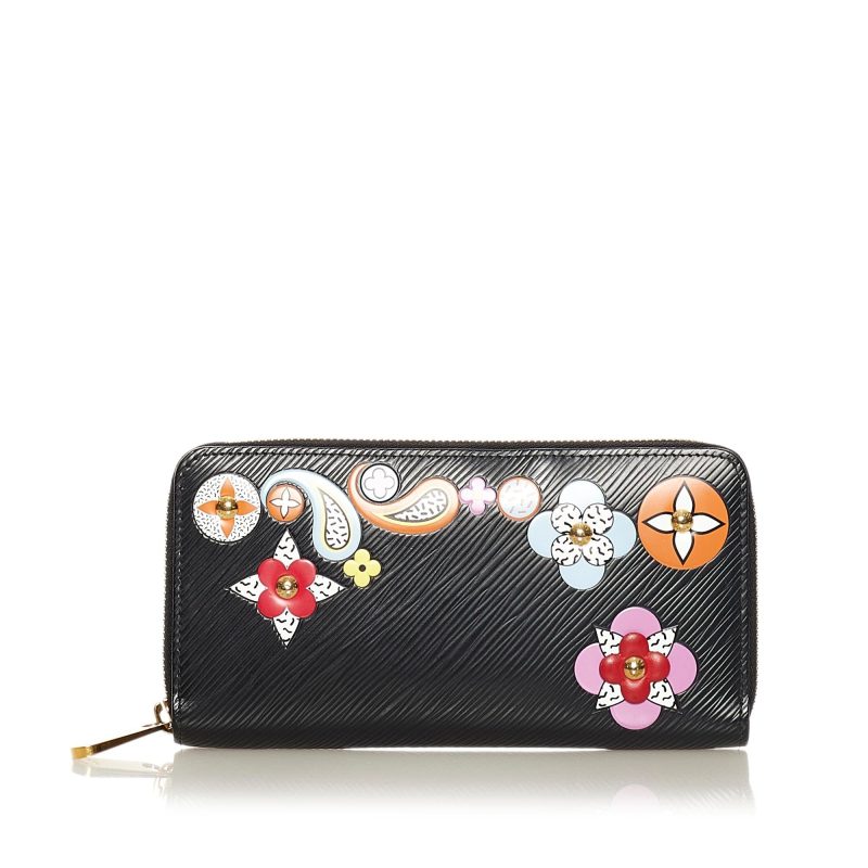 Louis Vuitton Epi Monogram Flower Zippy Wallet (SHG-35333) - Image 10