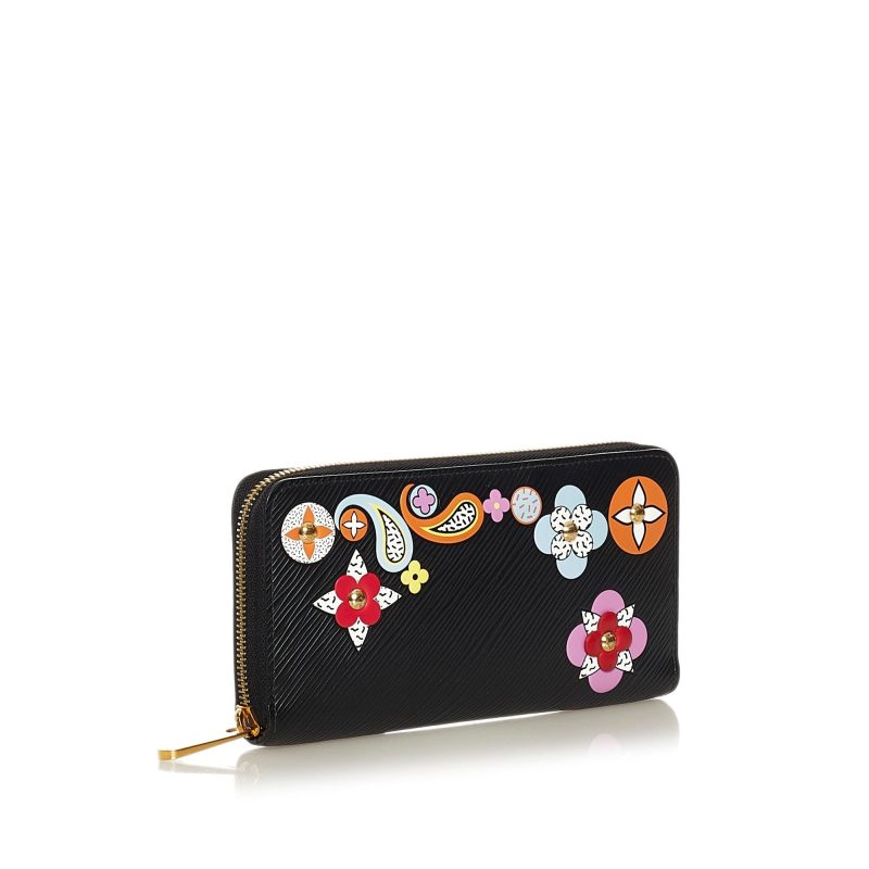 Louis Vuitton Epi Monogram Flower Zippy Wallet (SHG-35333)