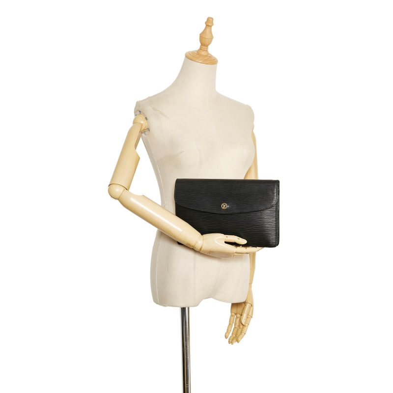 Louis Vuitton Epi Montaigne Clutch (SHG-iTS5fr) - Image 4