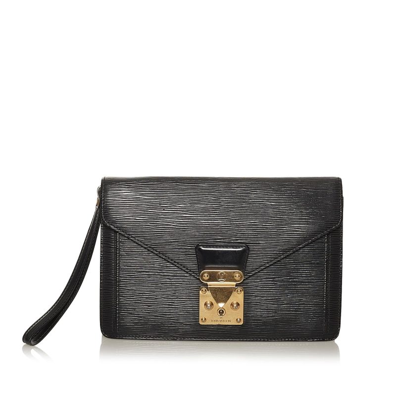 Louis Vuitton Epi Pochette Sellier Dragonne (SHG-28675) - Image 9