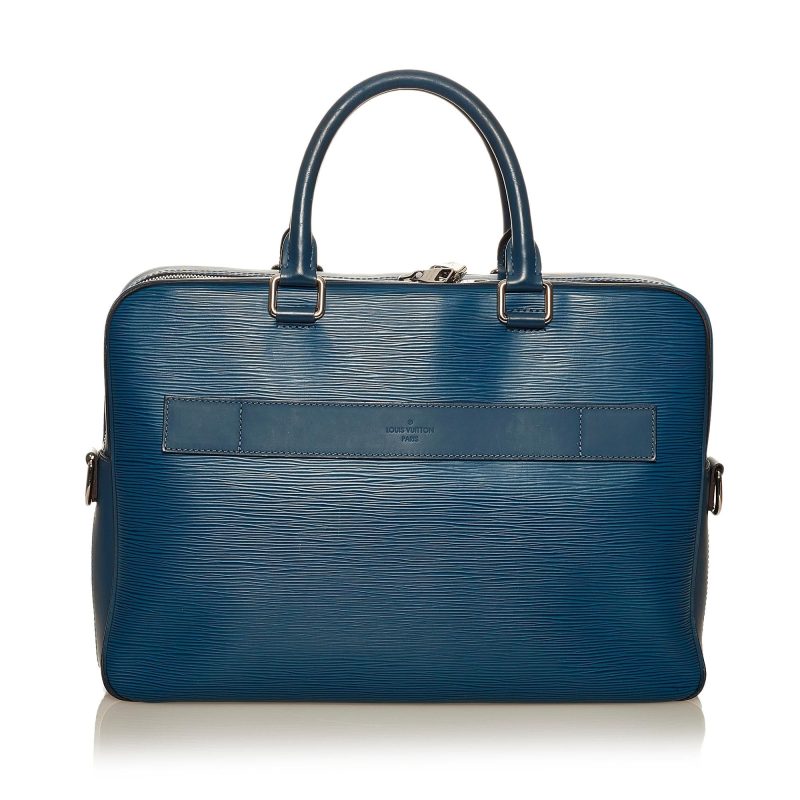 Louis Vuitton Epi Porte Documents Briefcase (SHG-29414) - Image 9