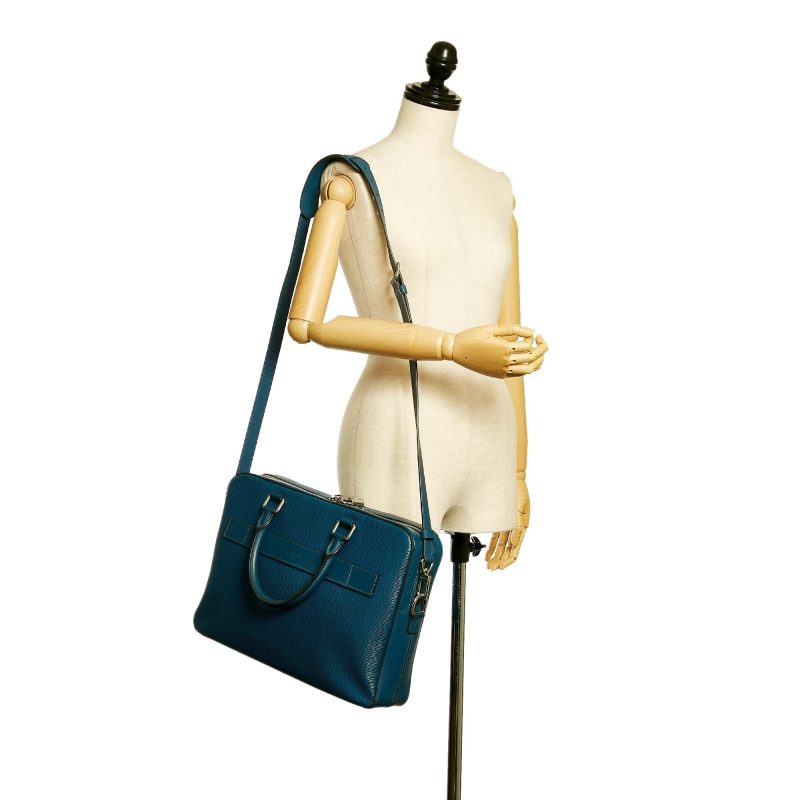 Louis Vuitton Epi Porte Documents Briefcase (SHG-29414) - Image 4