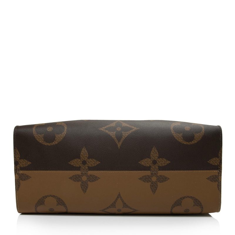 Louis Vuitton Giant Monogram Canvas Onthego GM Tote (SHF-Ci0QvZ) - Image 3