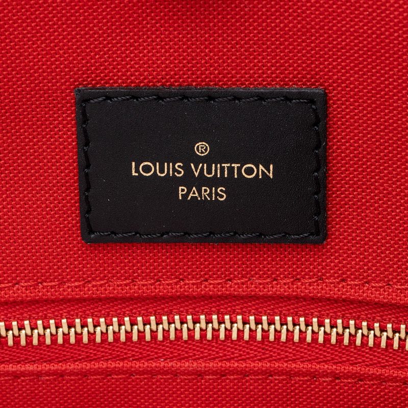 Louis Vuitton Giant Monogram Canvas Onthego MM Tote (SHF-qOGGJv) - Image 7