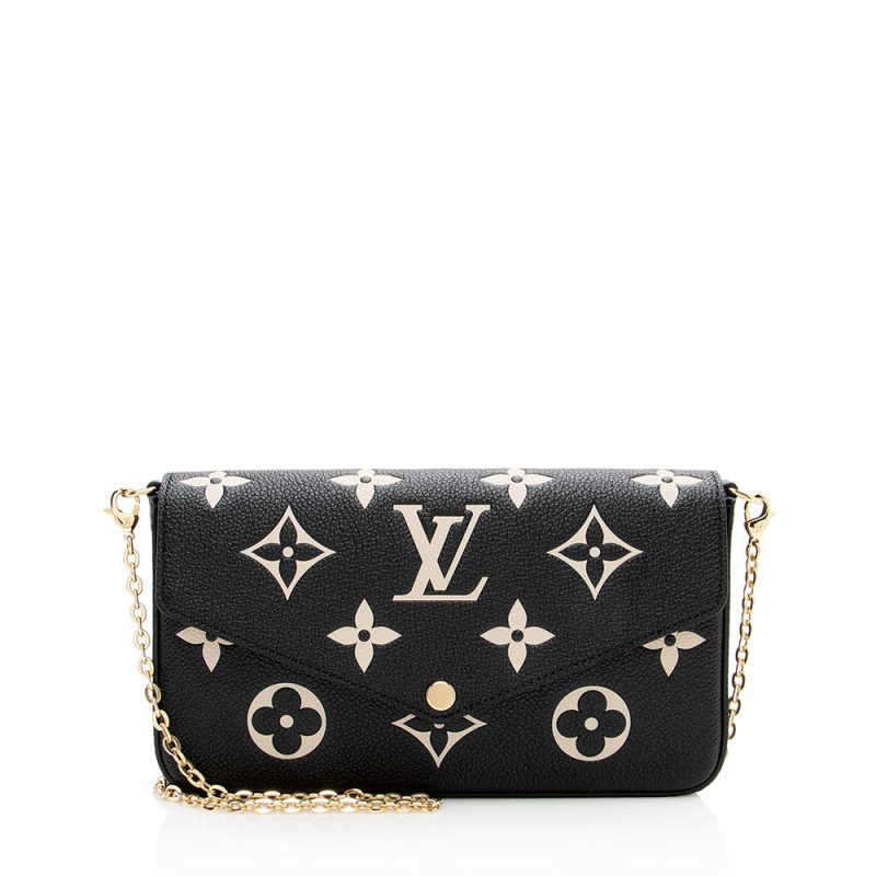 Louis Vuitton Giant Monogram Empreinte Felicie Pochette (SHF-52Z5ty) - Image 9